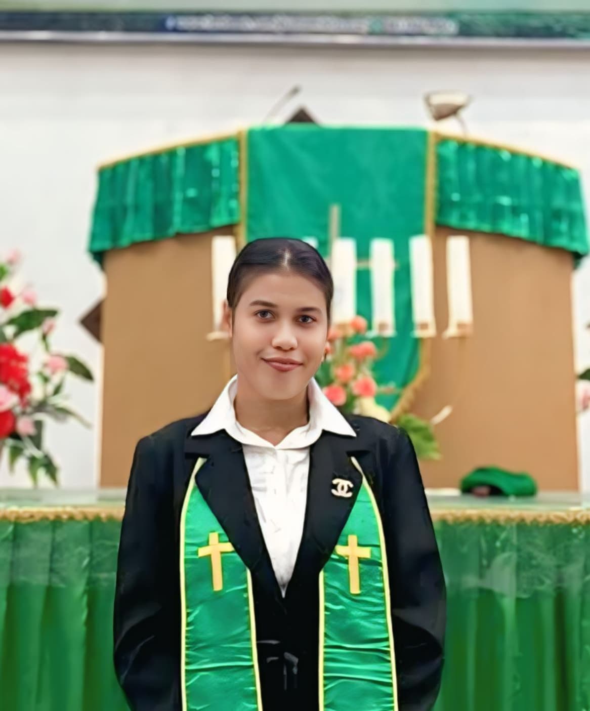 Ibu Hendrika N. J. Pembuain, S.Si. Teol - Kepala PAUD Tunas Harapan